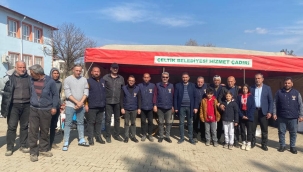 BAŞKAN MEŞE DEPREM BÖLGESİNDE 