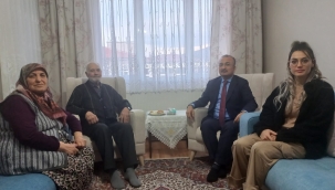 KAYMAKAM ÖZEL'DEN KIBRIS GAZİSİ UZ'A ZİYARET