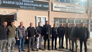 MHP AKŞEHİR'DEN ODA BAŞKANLARINA ZİYARET 