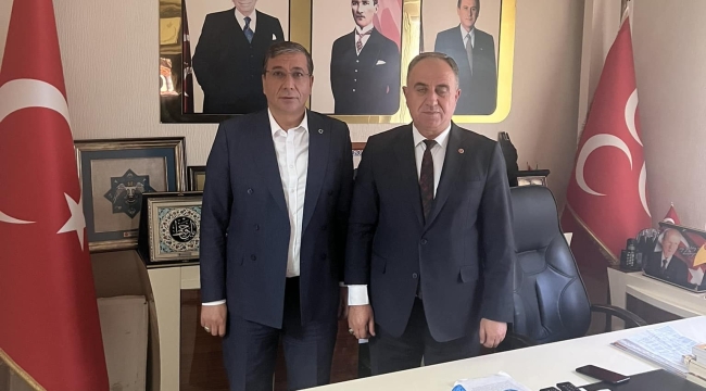 AKÇA'DAN MHP İL BAŞKANLIĞINA ZİYARET