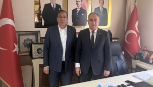 AKÇA'DAN  MHP İL  BAŞKANLIĞINA ZİYARET 