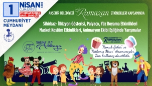 Akşehir Belediyesi'nden Geleneksel Ramazan Eğlencesi 