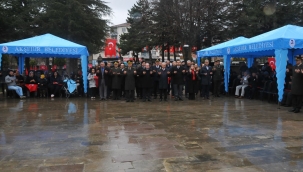 AKŞEHİR'DE ŞEHİTLER DUALARLA ANILDI 