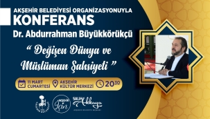 Akşehirliler Abdurrahman Büyükkörükçü İle Buluşacak 