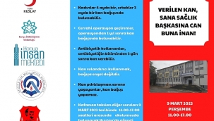 ATATÜRK ORTAOKULUNDA KAN'PANYA VAR 