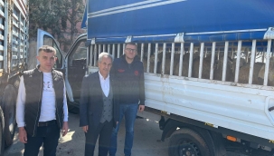 DEPREM BÖLGESİNE  AKŞEHİR'DEN HAYVAN DESTEĞİ 