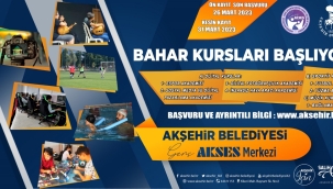 GENÇ AKSES MERKEZİ'NDEN BAHAR KURSLARI 