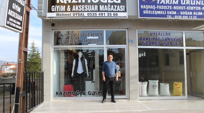 KAZIMOĞLU GİYİM MAĞAZASI HİZMETE AÇILDI