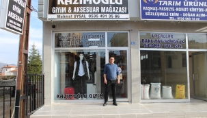 KAZIMOĞLU GİYİM MAĞAZASI HİZMETE AÇILDI 