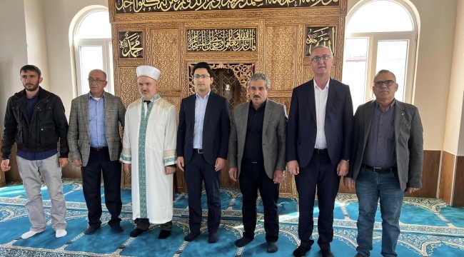 YUNAK BELEDİYE BAŞKANI ALİ KONAK , CAMİİ AÇILIŞINA KATILDI 