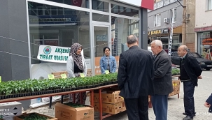 AKŞEHİR ZİRAAT ODASINDA FİDE SATIŞLARI DEVAM EDİYOR 