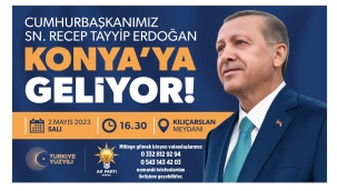 BAŞKAN ÇARDAKOĞLU'NDAN 2 MAYIS KONYA MİTİNGİ'NE DAVET! 