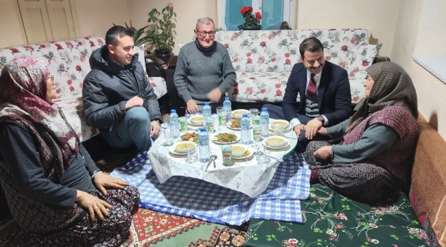 Kaymakam  Bertan Şehit Aileleri İle İftar Yaptı. 