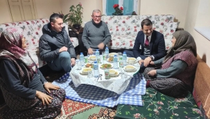 Kaymakam  Bertan Şehit Aileleri İle İftar Yaptı. 