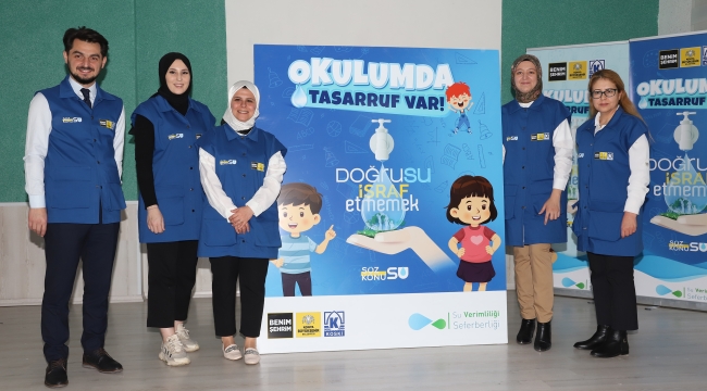 KOSKİ SU VERİMLİLİĞİ SEFERBERLİĞİ KAPSAMINDA OKULLARDA SU TASARRUF BİLİNCİ KAZANDIRIYOR 