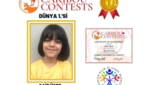 SAİT ÜÇER ,MATEMATİK YARIŞMASINDA DÜNYA BİRİNCİSİ OLDU 