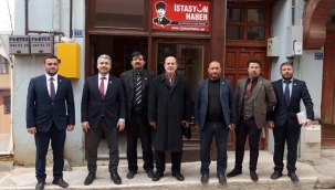 YENİDEN REFAH PARTİSİNDEN GAZETEMİZE ZİYARET 