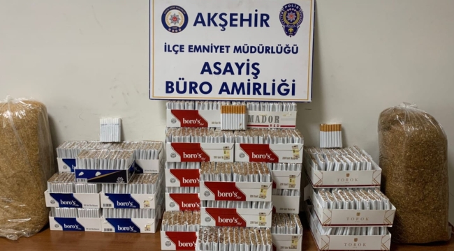 AKŞEHİR EMNİYETİ'NİN KAÇAKÇILIKLA MÜCADELESİ DEVAM EDİYOR 