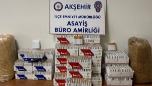 AKŞEHİR EMNİYETİ'NİN KAÇAKÇILIKLA MÜCADELESİ DEVAM EDİYOR 