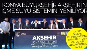 Akşehir'in İçme Suyu Sistemi Yenileniyor 
