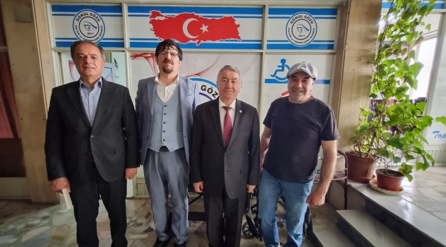 OSMAN FEDAİ'DEN GÖNÜL GÖZÜ DERNEĞİ'NE ZİYARET