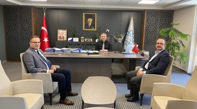 TOPALOĞLU VE AYTAÇ'DAN YİĞİT'E ZİYARET