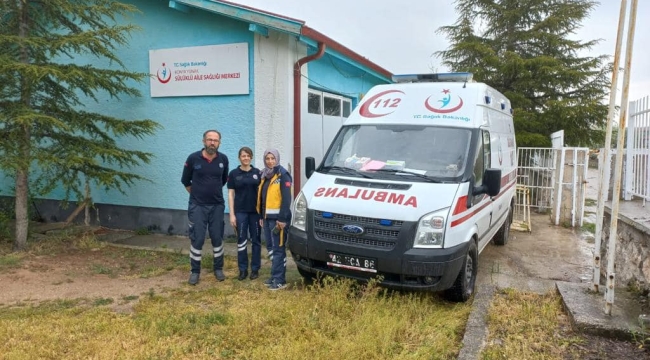 YUNAK SARAY VE SÜLÜKLÜ MAHALLESİNE 112 ACİL İSTASYONU KURULDU