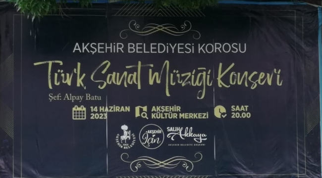 Akşehir Belediye Korosu'ndan TSM Konseri 