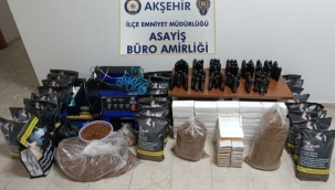 AKŞEHİR EMNİYETİNDEN KAÇAK TÜTÜN BASKINI 