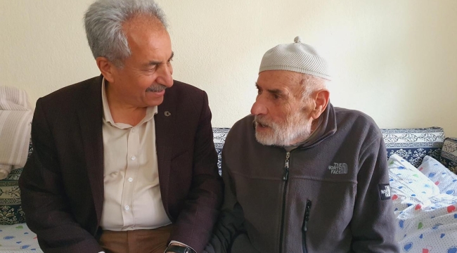BAŞKAN AKKAYA EV ZİYARETLERİNE DEVAM EDİYOR 
