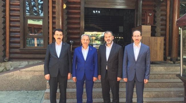 BAŞKAN AKKAYA, MÜFTÜLERİ MİSAFİR ETTİ 