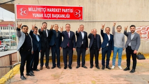 BAŞKAN KARAARSLAN'DAN MHP YUNAK'A ZİYARET 