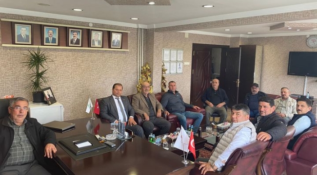 BAŞKAN KÜÇÜKPOLAT'DAN TİCARET BORSASINA ZİYARET 