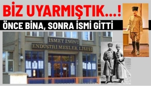 BİZ UYARMIŞTIK …!