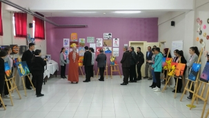 CEMAL KARACAN ANADOLU LİSESİ'NDEN YIL SONU KARMA RESİM SERGİSİ 