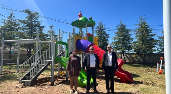 ÇOCUKLAR İSTEDİ BAŞKAN KONAK YAPTI 