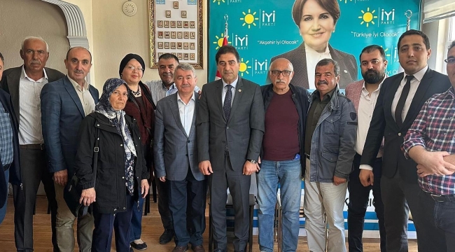 İYİ PARTİ'Lİ KARAMAN'DAN TEŞKİLATLARA TEŞEKKÜR ZİYARETİ 