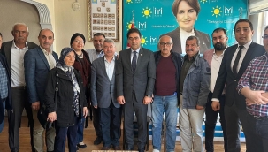 İYİ PARTİ'Lİ KARAMAN'DAN TEŞKİLATLARA TEŞEKKÜR ZİYARETİ 