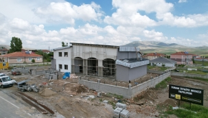 YUNAK  İTFAİYE MERKEZİ İNŞAATINDA SONA YAKLAŞILDI 