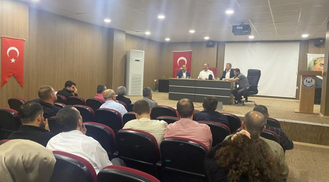 YUNAK'TA MÜDÜRLER KURULU YIL SONU TOPLANTISI YAPILDI 