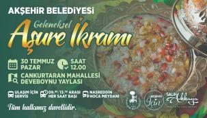 Akşehir Belediyesi'nin Aşure İkramı Yörük Türkmen Şöleni'nde Yapılacak 