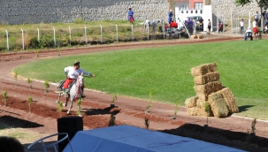 Atlı Okçuluk Türkiye Şampiyonası Çeyrek Final Müsabakaları Akşehir'de Başladı 