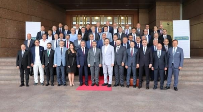 BAŞKAN KALKAN , OSBÜK GENİŞLETİLMİŞ YÖNETİM KURULU TOPLANTISI'NA KATILDI 