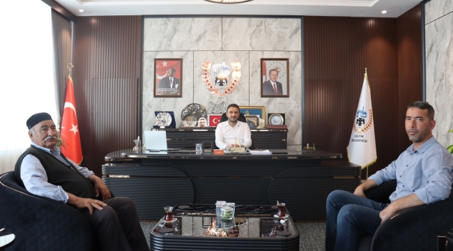 BAŞKAN MEŞE,MİSAFİRLERİNİ AĞIRLAMAYA DEVAM EDİYOR 