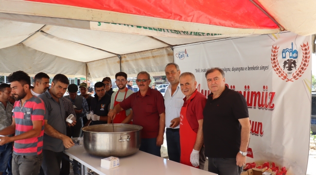 ÇELTİK BELEDİYESİ'NDEN AŞURE İKRAMI 