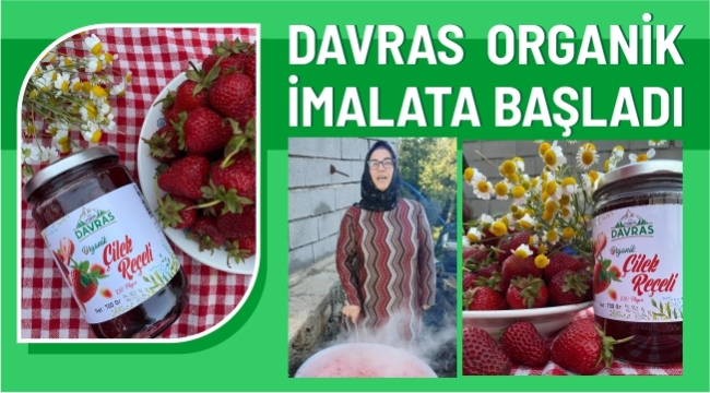 DAVRAS ORGANİK'TE ÇİLEK REÇELİ MESAİSİ