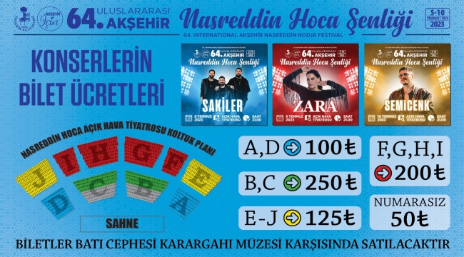 Şenlikteki Konserlerin Biletleri Satışa Çıktı 