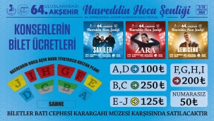 Şenlikteki Konserlerin Biletleri Satışa Çıktı 