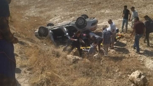 ADAKASIM'DA MEYDANA GELEN TRAFİK KAZASINDA  DÖRT KİŞİ YARALANDI 