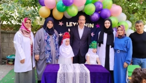 Akşehir İlçe Müftülüğü Elif Kur'an Kursu öğrencisi Leyla Nur Şahin için Hatim Merasimi düzenlendi. 